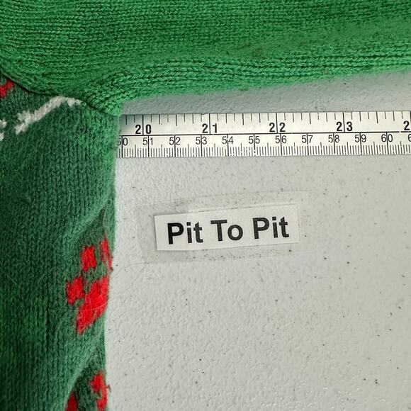 Norther Pole Womens Ugly Christmas Sweater Size XL Dachshund Through The Snow - Picture 5 of 7